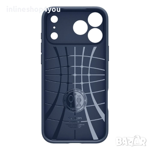 Удароустойчив кейс Spigen Liquid Air за iPhone 17 Pro / Max, снимка 2 - Калъфи, кейсове - 51780427