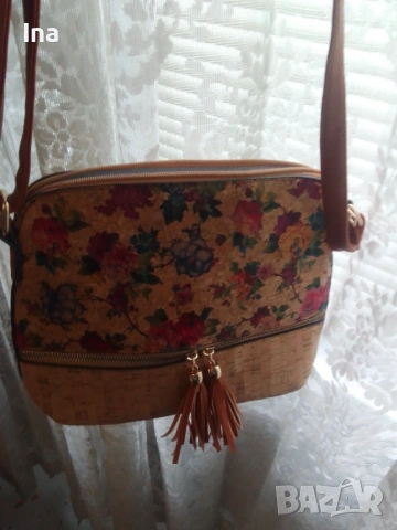 Нова чанта от корк, снимка 3 - Чанти - 53931916