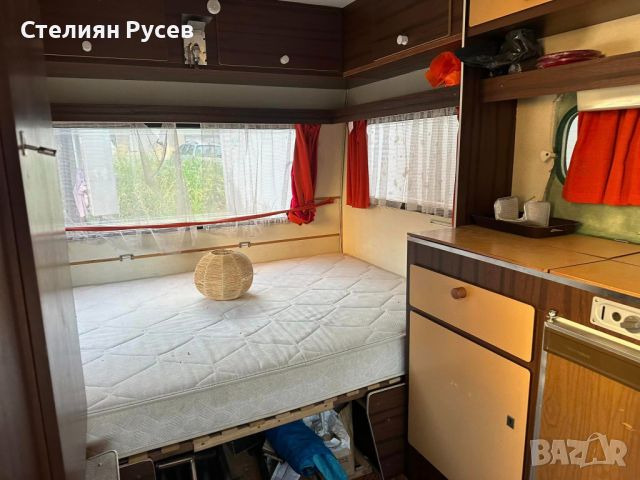 Каравана kip tourist k 390 / 3.90 метра / с документи / 4 спални места - цена  4 000лв моля БЕЗ барт, снимка 8 - Каравани и кемпери - 46729715