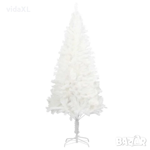 vidaXL Изкуствено коледно дърво, реалистични иглички, бяло, 180 см(SKU:321023), снимка 2 - Други - 52590673