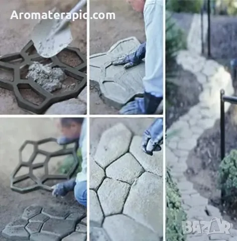 Форма за отливка на градинска настилка и павета, снимка 2 - Градински мебели, декорация  - 50256063