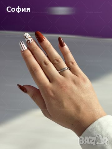 Дамски пръстен от медицинска стомана блясък и стил в едно, снимка 1 - Пръстени - 46169471