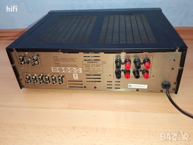 Стерео усилвател Onkyo A-8067, снимка 4 - Ресийвъри, усилватели, смесителни пултове - 52399402