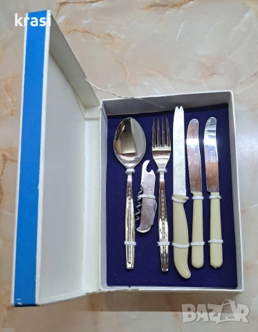 Туристически комплект прибори 1300г България, снимка 4 - Нумизматика и бонистика - 53193407