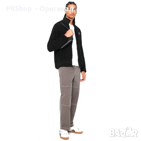 Мъжко поларено яке Reebok, черно, снимка 4 - Суичъри - 53622385