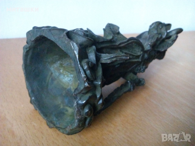 Бронзова , метална статуетка, снимка 7 - Статуетки - 52677390