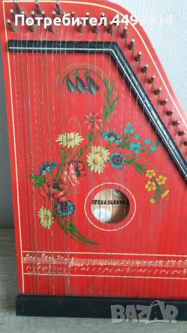 Стар музикален инструмент Цитра, снимка 2 - Антикварни и старинни предмети - 53927297