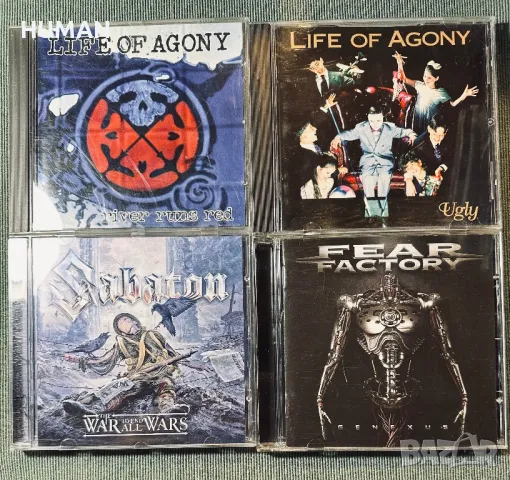 Life Of Agony-Sabaton-Fear Factory , снимка 1 - CD дискове - 47163625