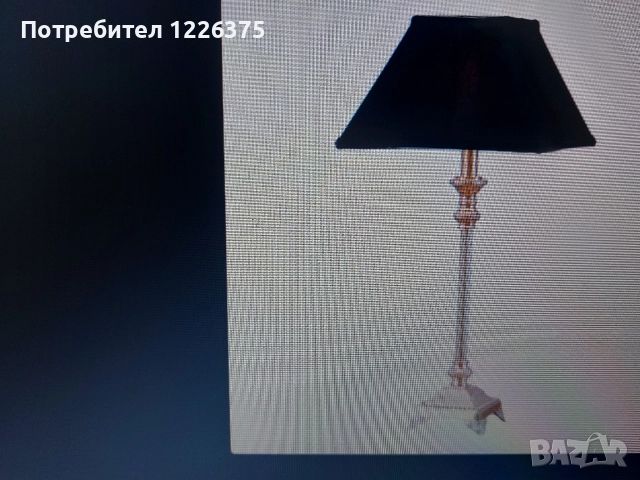 настолна лампа масивен месинг