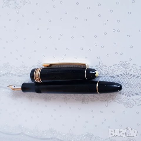 Ретро писалка Montblanc Masterpiece 142 със златен писец, снимка 3 - Антикварни и старинни предмети - 48376808