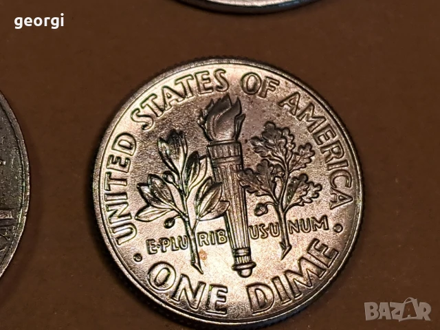 6 американски сребърни монети 5 цента, 10 цента, четвърт долар, снимка 10 - Нумизматика и бонистика - 50493033