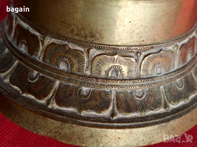 Стара бронзова камбана., снимка 4 - Антикварни и старинни предмети - 46318819