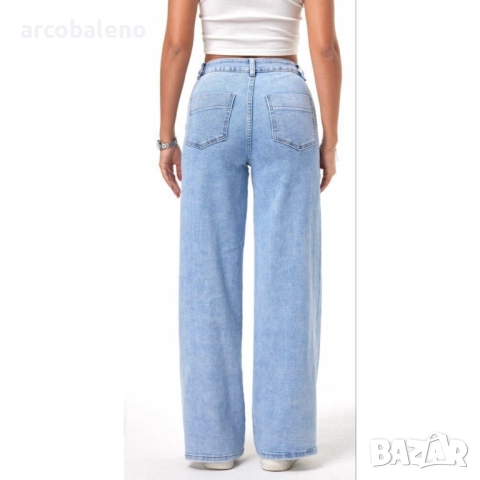 Дамски дънки с висока талия, снимка 4 - Дънки - 52939690