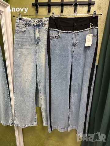 Дамски wide-leg дънки • Размери S–XXL • 65 лв