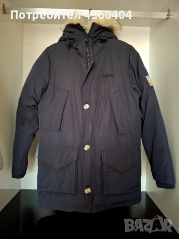 Мъжка парка марка SVEA с гъши пух, снимка 10 - Якета - 51811106