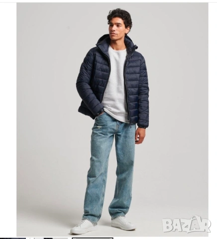 SUPERDRY D1 CLASSIC FUJI ВАТИРАНО  ЯКЕ -размер S, снимка 5 - Якета - 53153379