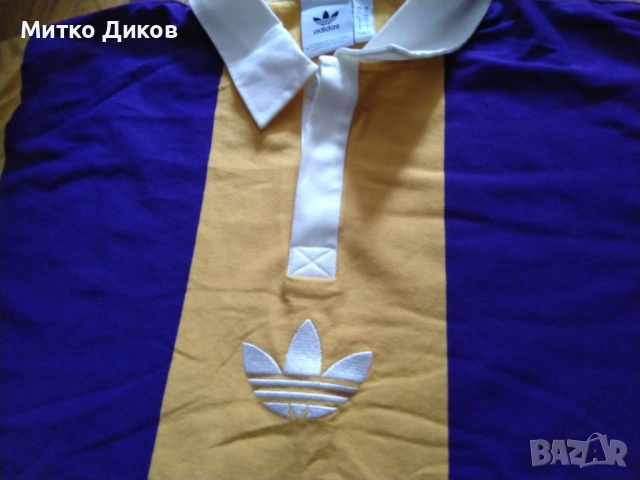 Адидас горно размер ХХЛ оранжево виолетово дълъг ръкав отличен, снимка 3 - Спортни дрехи, екипи - 51552800