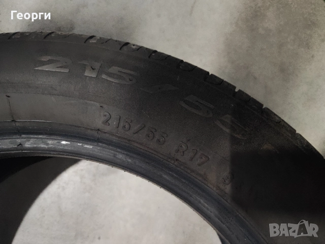 2бр.летни гуми 215/55/17 Pirelli, снимка 5 - Гуми и джанти - 52466866