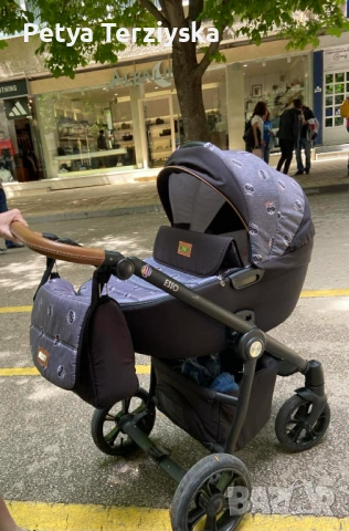 ​🌟 ТОП Състояние! Комбинирана количка 2 в 1 ROAN ESSO RACCOON 🦝 и ПОДАРЪК кошница за автомобил