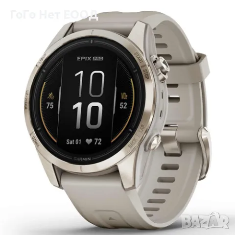 Garmin epix Pro (Gen 2)  - Soft Gold с Light Sand каишка I 42 mm, снимка 1 - Друга електроника - 49569223