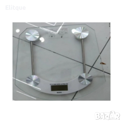 Дигитален телесен кантар, максимум 180 кг, платформа 325x325 мм, автоматичен старт и стоп, прозрачно