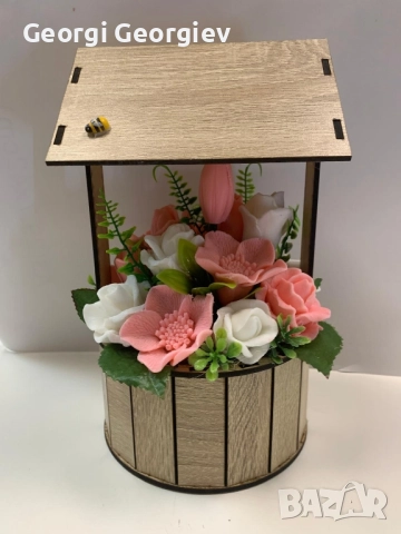 цветя изработени с глицеринов ароматен сапун , снимка 16 - Други - 51962008