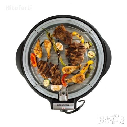 Електрическа скара HAUSBERG HB-540, снимка 3 - Скари - 54258369