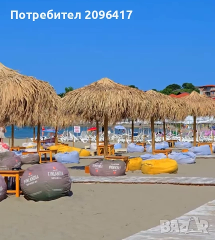 Плажен чадър с палмова шапка, снимка 3 - Друго търговско оборудване - 53993672