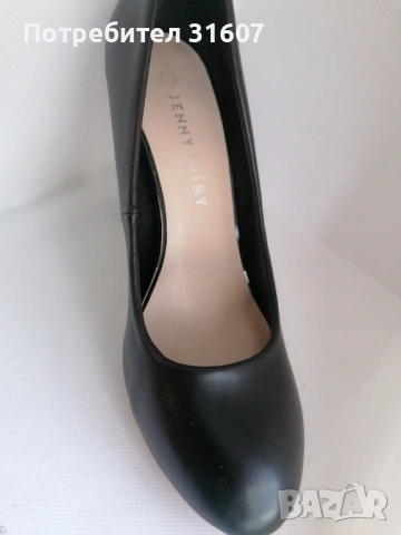 Елегантни черни обувки Jenny Fairy, снимка 2 - Дамски обувки на ток - 54149050