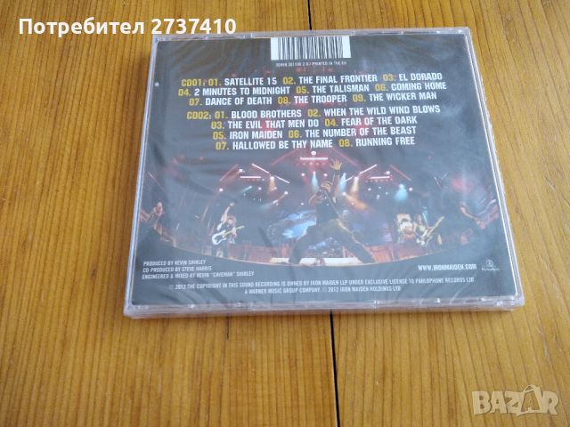 IRON MAIDEN - EN VIVO 2cd 30лв оригинални дискове, снимка 2 - CD дискове - 46651613