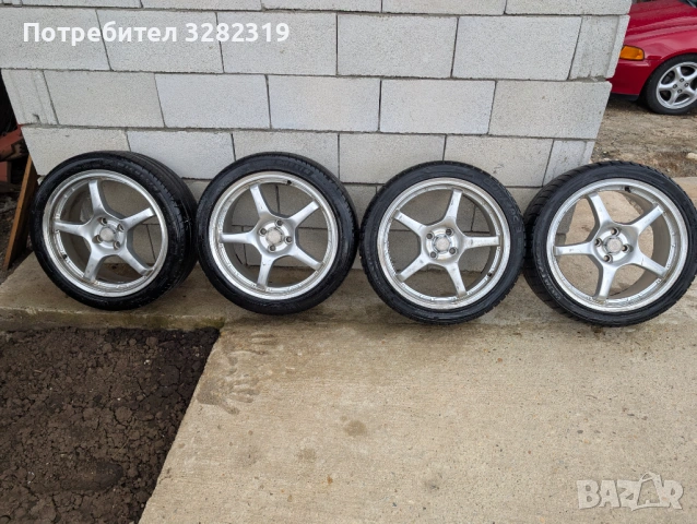 BSA 17 4x100 7J ET40 205/45/17, снимка 2 - Гуми и джанти - 54222048