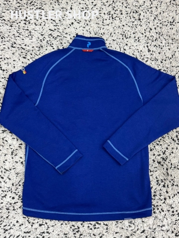 Мъжко термо PEAK PERFORMANCE RIDER MID ZIP JACKET. Размер L, снимка 4 - Спортни дрехи, екипи - 52855474