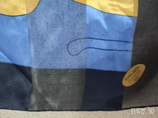 огромен размер нов вносен италиански копринен шал пикасо, снимка 2 - Шалове - 50649910