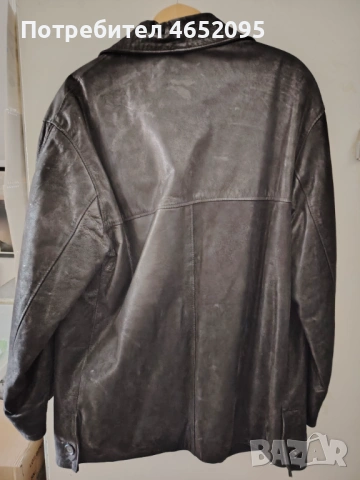 Mъжко кожено яке от естествена кожа Sitelli, снимка 2 - Якета - 53641820
