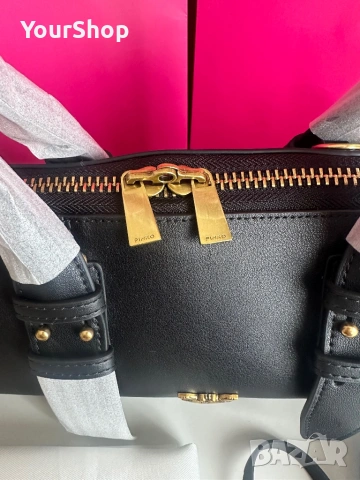 PINKO Escape Bag – голяма кожена чанта | ОРИГИНАЛ , снимка 3 - Чанти - 54048180