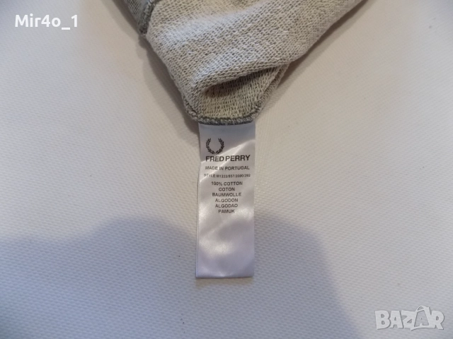 блуза fred perry фанела суичър худи горнище суичър яке елек мъжка оригинална футболна L, снимка 5 - Спортни дрехи, екипи - 52654999