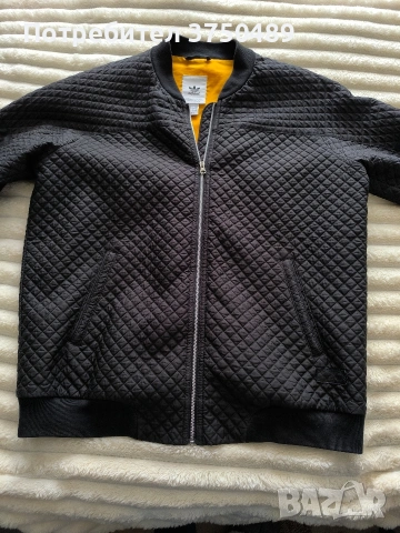 Мъжко яке тип бомбър с капитонирана материя, снимка 2 - Якета - 53915159