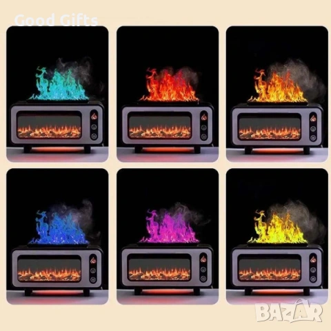 Винтидж Арома Дифузер „3D Камина“ – Уютът на огъня и силата на ароматите, снимка 2 - Декорация за дома - 53561140