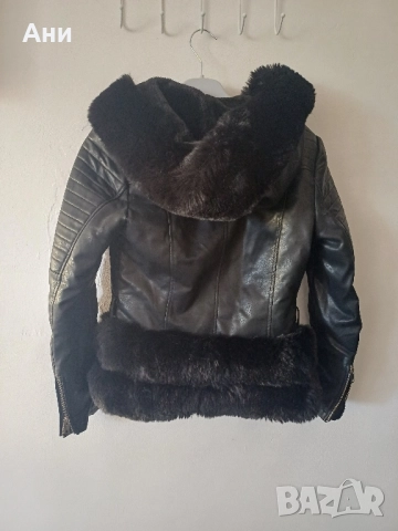 Стилно дамско яке от еко кожа , снимка 2 - Якета - 51475255