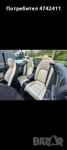 Продава се Мercedes-Е класа 2012 г.кабриолет AMG пакет перфектно състояние обслужена топ може и барт, снимка 5 - Автомобили и джипове - 53534082