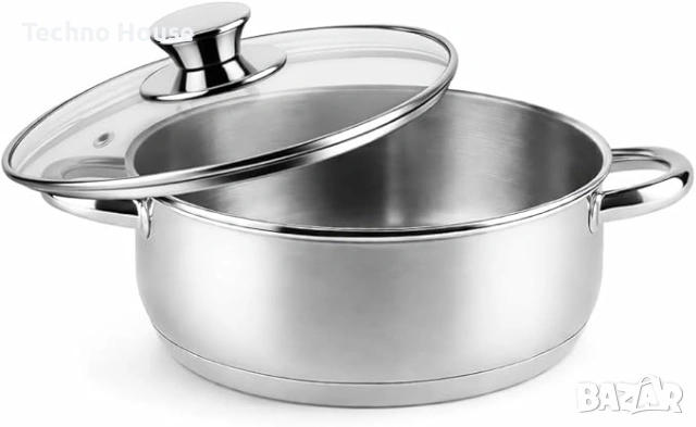 Vier индукционна тенджера за готвене CI16, неръждаема стомана, 1,5 литра, сребрист