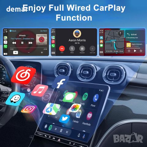 CarPlay безжичен адаптер за iPhone, снимка 5 - Аксесоари и консумативи - 45342968