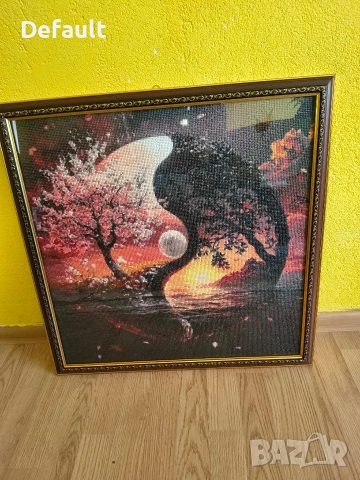 Диамантен гоблен-Ин и ян -Уникат, снимка 2 - Гоблени - 53721845