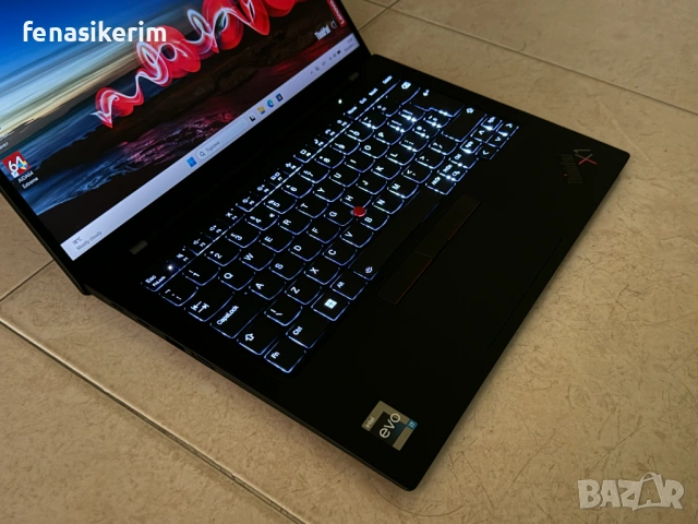 14' Touch Core i7-1355u Lenovo ThinkPad X1 Carbon Gen 11 32GB LPDDR5/512GB NVMe/5G/Бат 12ч, снимка 5 - Лаптопи за работа - 54254592