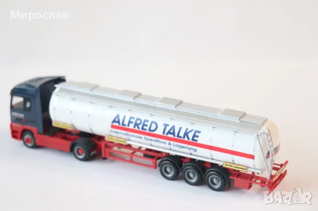 HERPA H0 1/87 MERCEDES ACTROS ЦИСТЕРНА МОДЕЛ КОЛИЧКА КАМИОН, снимка 9 - Колекции - 49934439