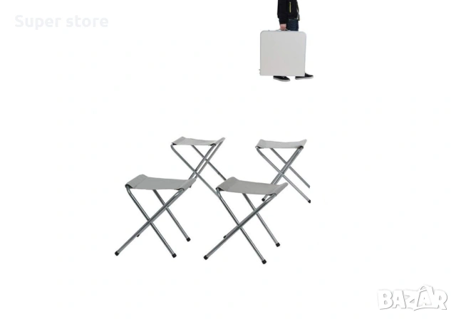 Голяма маса с 4 столчета, снимка 4 - Маси - 54113346