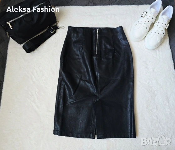 Кожена пола , снимка 11 - Поли - 47560252