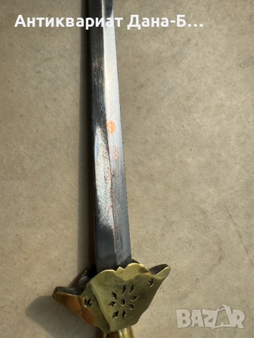 Декоративен кортик – Сувенирно оръжие с гравирано острие, снимка 4 - Антикварни и старинни предмети - 54238220