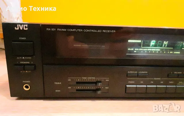 Транзисторен стерео усилвател с вграден тунер JVC RX-301BK
Made in Japan. 130W захранване., снимка 2 - Ресийвъри, усилватели, смесителни пултове - 46875113