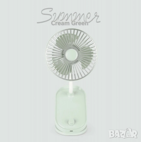 Мини вентилатор с щипка – преносимо освежаване с елегантен дизайн, снимка 5 - Други стоки за дома - 52125805